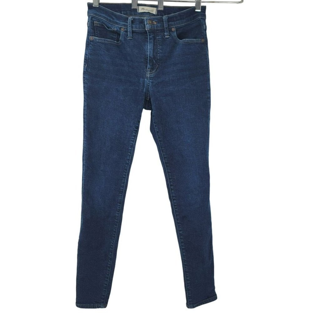 Madewell Mid Rise Jeans Womens Size 28 Skinny - Picture 4 of 10